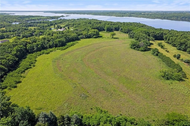 23404 Waverly Rd, Spring Hill, KS 66083 - bird's eye view of a nearby body of water and a forest