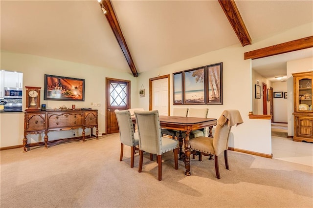 601 W 14th St, Pleasanton, KS 66075 - dining room featuring light carpet