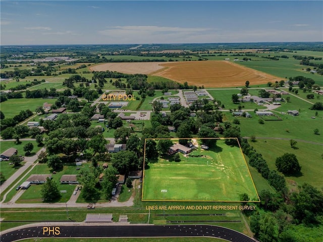 601 W 14th St, Pleasanton, KS 66075 - view of rural area featuring property boundaries highlighted