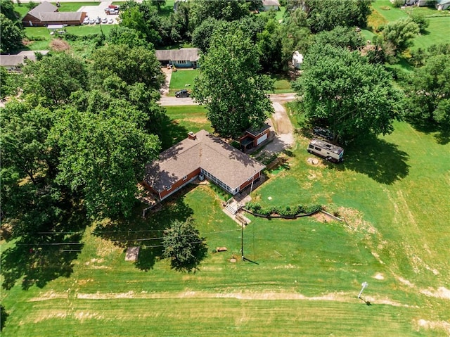 601 W 14th St, Pleasanton, KS 66075 - aerial view of property and surrounding area