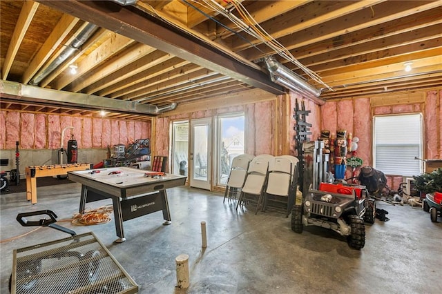 1401 Spurlock Cv, Raymore, MO 64083 - playroom featuring concrete floors