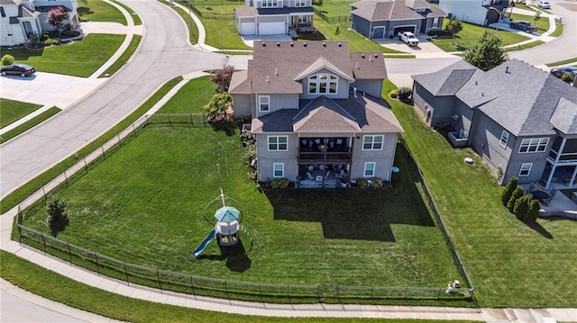 1401 Spurlock Cv, Raymore, MO 64083 - aerial perspective of suburban area