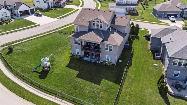 1401 Spurlock Cv, Raymore, MO 64083 - aerial perspective of suburban area