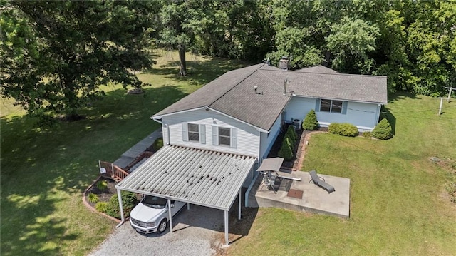 20212 S Carriage Ln, Peculiar, MO 64078 - view from above of property