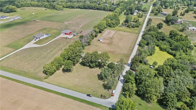 20212 S Carriage Ln, Peculiar, MO 64078 - aerial view of property's location featuring rural landscape and farmland