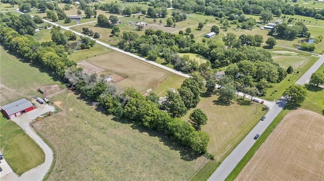 20212 S Carriage Ln, Peculiar, MO 64078 - aerial view of property and surrounding area with rural landscape