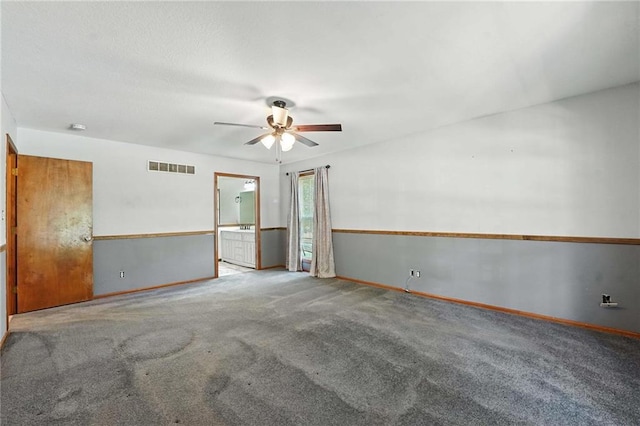802 S Morgan Dr, Peculiar, MO 64078 - carpeted spare room with a ceiling fan and a smoke detector