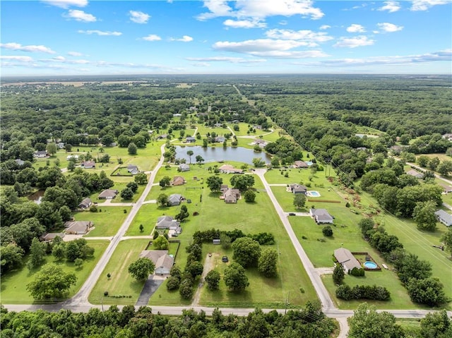 13785 E Nelson Rd, Nevada, MO 64772 - aerial view of a large body of water and a heavily wooded area