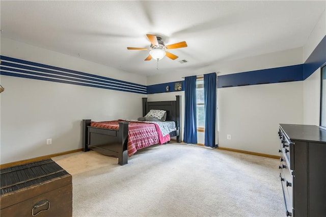 2621 SE 5th St, Lees Summit, MO 64063 - bedroom featuring carpet floors and a ceiling fan