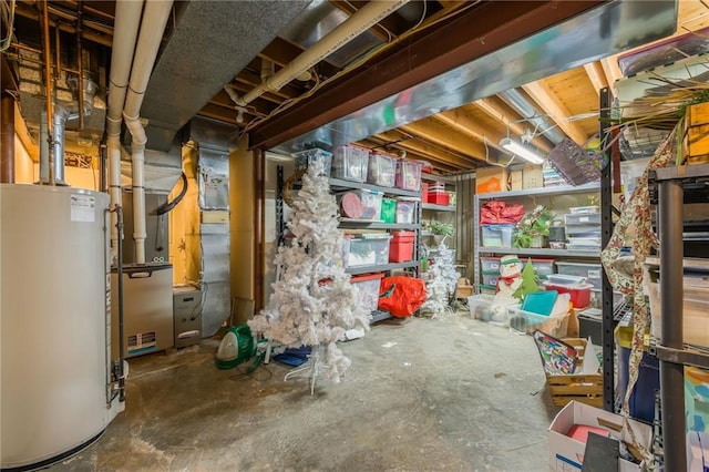 2621 SE 5th St, Lees Summit, MO 64063 - unfinished basement with gas water heater