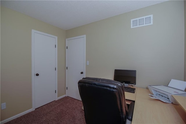 1005 Hunters Rd, Blue Springs, MO 64014 - carpeted home office with baseboards