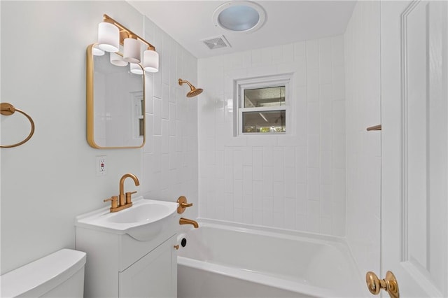 7712 Mcgee St, Kansas City, MO 64114 - bathroom featuring vanity and bathing tub / shower combination