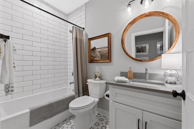 13 Tahoma Rdg, Lake Winnebago, MO 64034 - bathroom with vanity and shower / bath combo with shower curtain