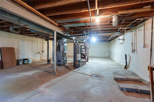 1421 W 28th Ter, Independence, MO 64052 - unfinished below grade area with water heater and heating unit