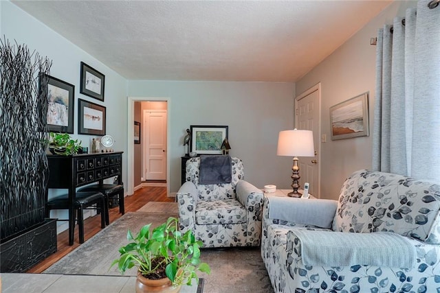 1421 W 28th Ter, Independence, MO 64052 - living area featuring wood finished floors