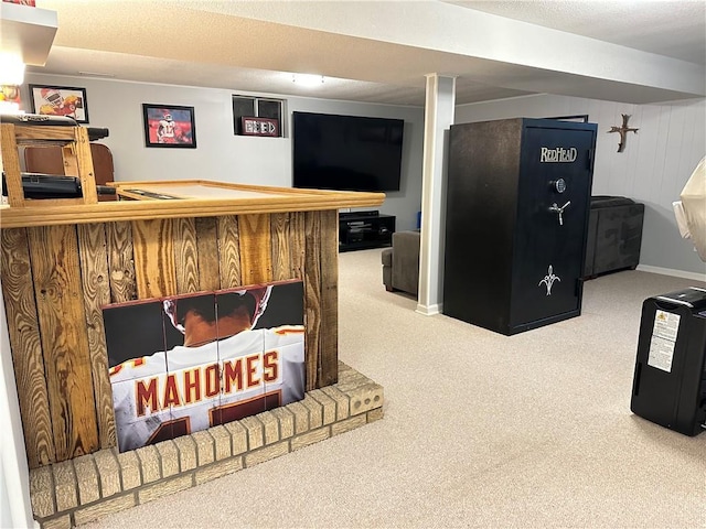12913 E 41st St S, Independence, MO 64055 - playroom featuring carpet floors and bar