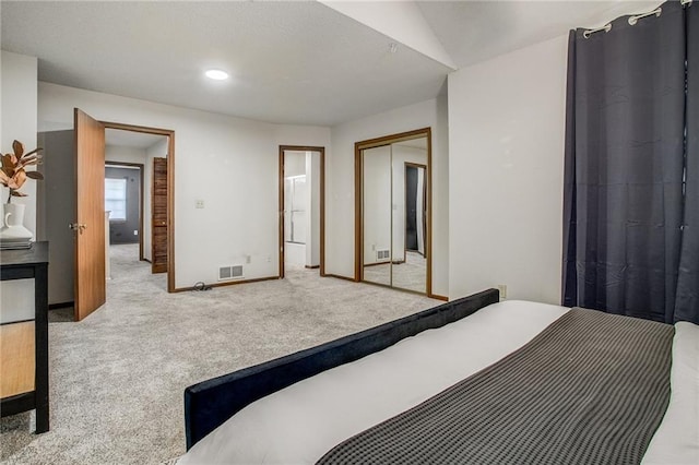 512 NE Brookwood Cir Unit A, Blue Springs, MO 64014 - carpeted bedroom featuring recessed lighting and a closet