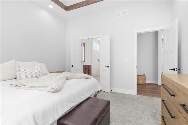 1161 SW Whitby Dr, Lees Summit, MO 64083 - bedroom with light colored carpet and recessed lighting
