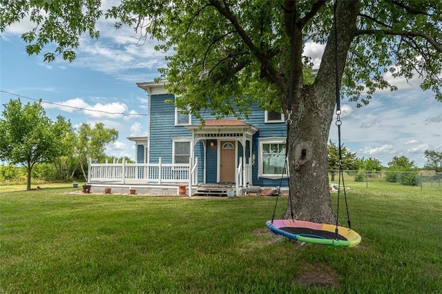 230 N 300th Rd, Overbrook, KS 66524 - view of front facade featuring a deck