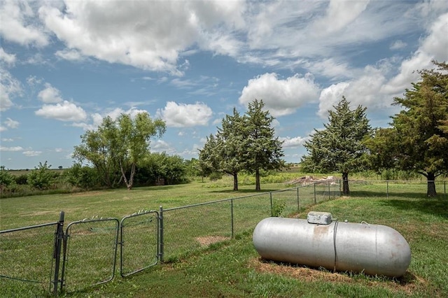 230 N 300th Rd, Overbrook, KS 66524 - view of yard with a gate and a view of rural / pastoral area
