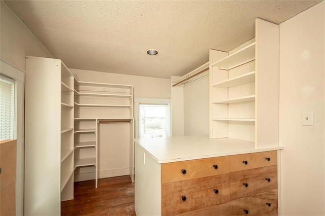 230 N 300th Rd, Overbrook, KS 66524 - spacious closet featuring dark wood-style floors