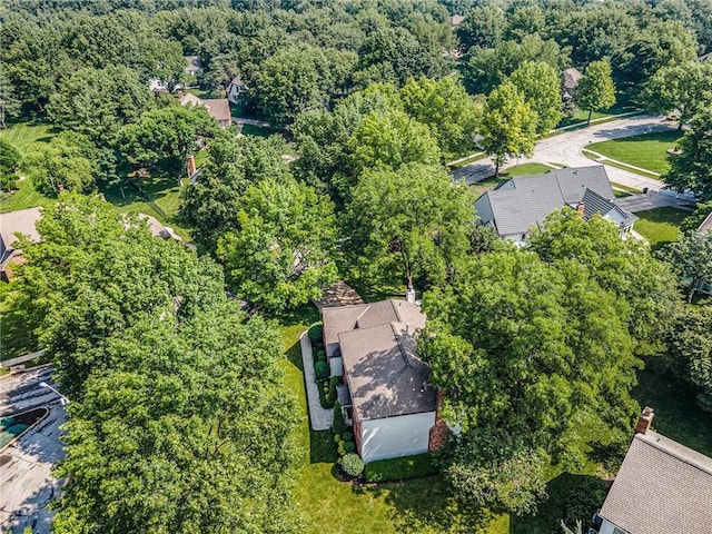 11401 Cedar St, Leawood, KS 66211 - drone / aerial view