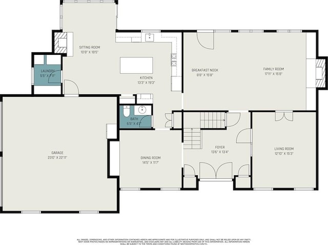 11401 Cedar St, Leawood, KS 66211 - view of room layout