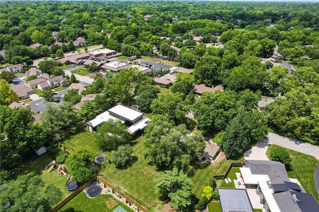 4411 W 89th St, Prairie Village, KS 66207 - aerial view of property's location featuring nearby suburban area