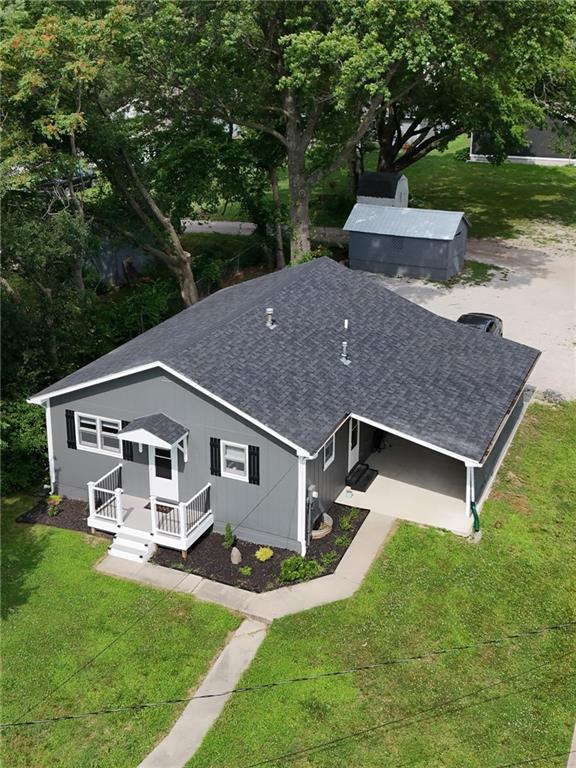 715 N Warren St, Warrensburg, MO 64093 - view from above of property