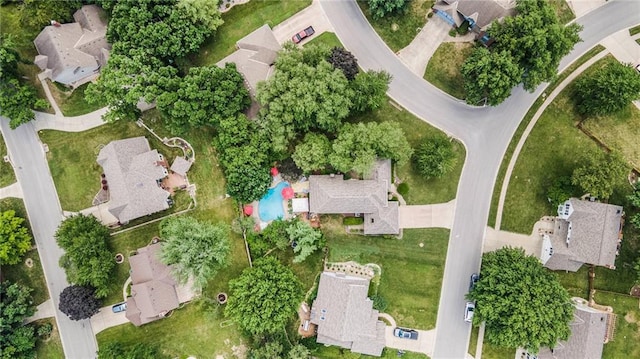 807 NW Bent Tree Dr, Lees Summit, MO 64081 - aerial view of property's location with nearby suburban area