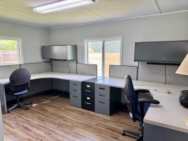 2745 169th Hwy, Trimble, MO 64492 - office space featuring wood finished floors and ornamental molding