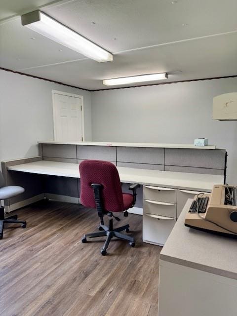 2745 169th Hwy, Trimble, MO 64492 - home office featuring wood finished floors