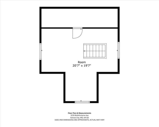 3230 Bellefontaine Ave, Kansas City, MO 64128 - view of home floor plan