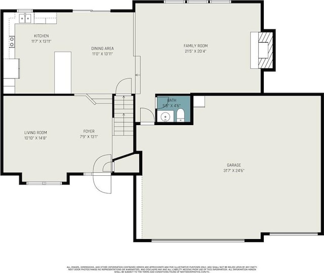 2417 SW Woodhaven Ln, Lees Summit, MO 64082 - view of property floor plan