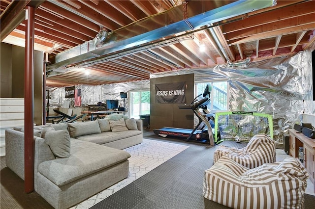 20487 W 108th St, Olathe, KS 66061 - basement with carpet