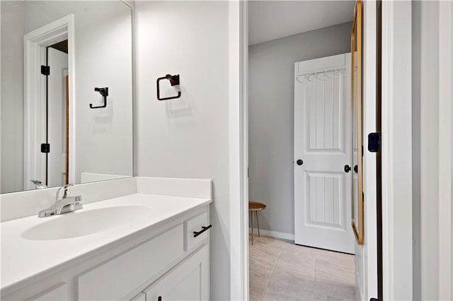 20487 W 108th St, Olathe, KS 66061 - bathroom featuring vanity and baseboards