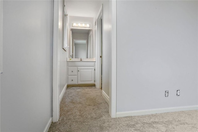 5010 W 161st Ter, Overland Park, KS 66085 - hall featuring light colored carpet and baseboards