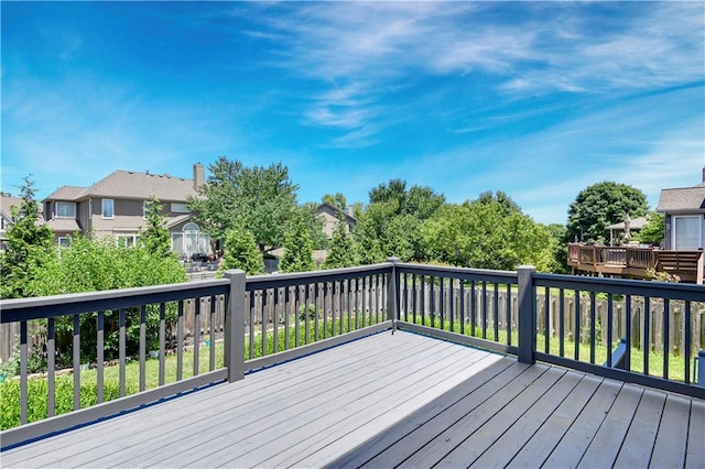 5010 W 161st Ter, Overland Park, KS 66085 - deck with a residential view