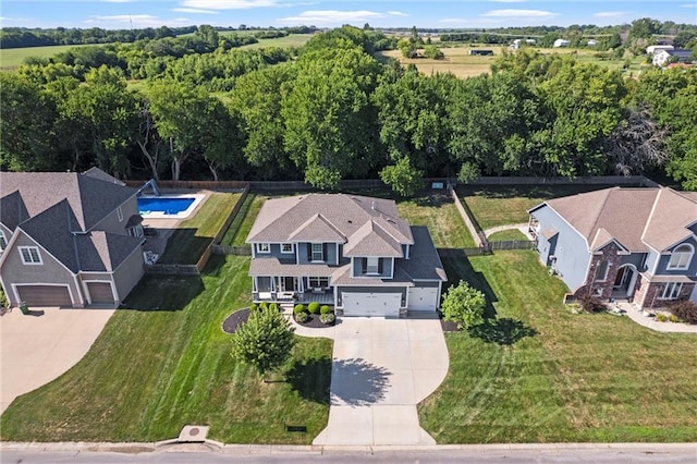 316 SE Hackamore Dr, Lees Summit, MO 64082 - aerial view of property and surrounding area