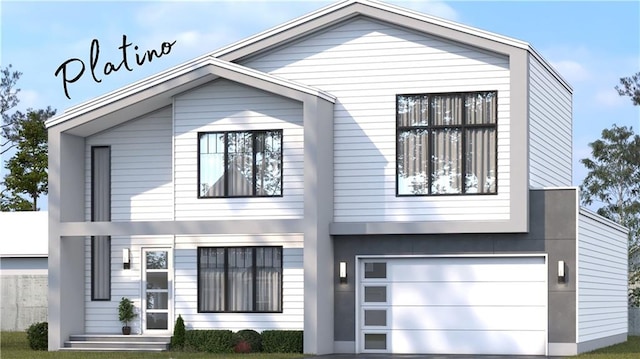 2602 84th Ter, Kansas City, MO 64154 - view of front facade with a garage and driveway