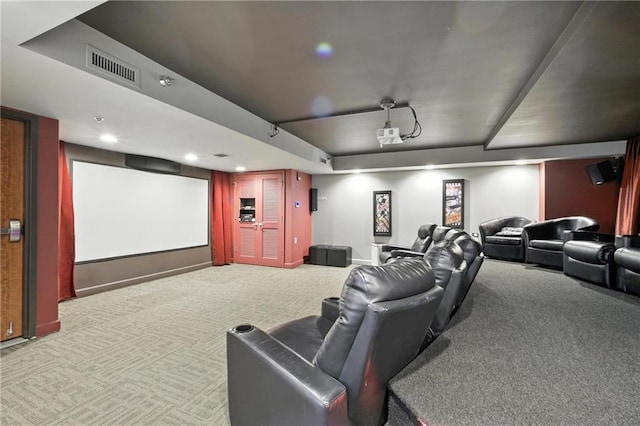 600 E Admiral Blvd Unit 1703, Kansas City, MO 64106 - home theater featuring carpet and recessed lighting