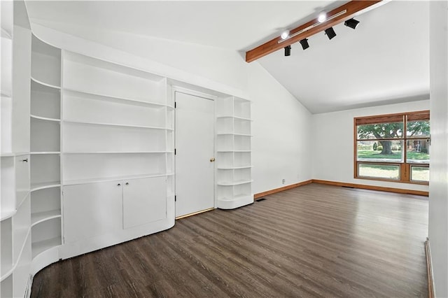 7604 Tomahawk Rd, Prairie Village, KS 66208 - empty room with dark wood finished floors and baseboards