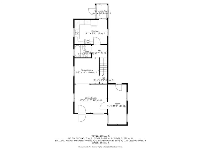 6016 Harrison St, Kansas City, MO 64110 - view of room layout