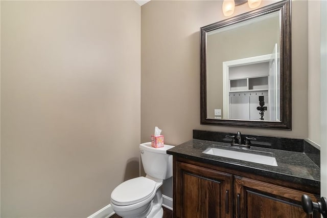 16699 S Chalet Dr, Olathe, KS 66062 - half bath with vanity and toilet