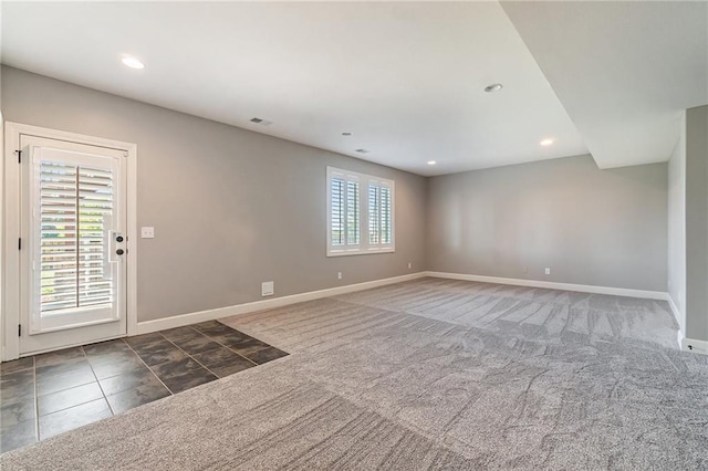 16699 S Chalet Dr, Olathe, KS 66062 - carpeted spare room with recessed lighting