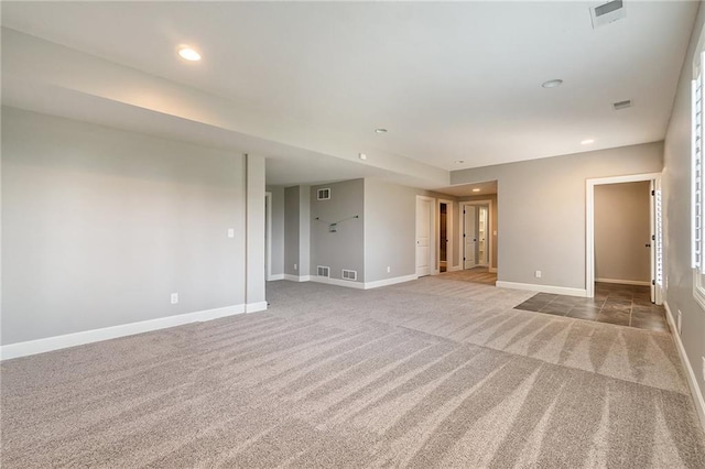 16699 S Chalet Dr, Olathe, KS 66062 - carpeted empty room featuring baseboards and recessed lighting