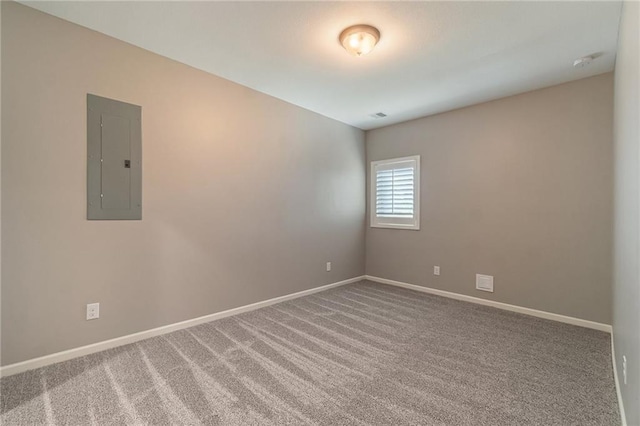 16699 S Chalet Dr, Olathe, KS 66062 - carpeted empty room with electric panel and baseboards
