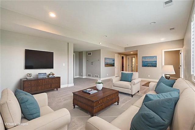 16699 S Chalet Dr, Olathe, KS 66062 - living room with recessed lighting and light carpet