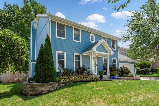 1321 SW Crossing Dr, Lees Summit, MO 64081 - view of front facade with an attached garage and driveway