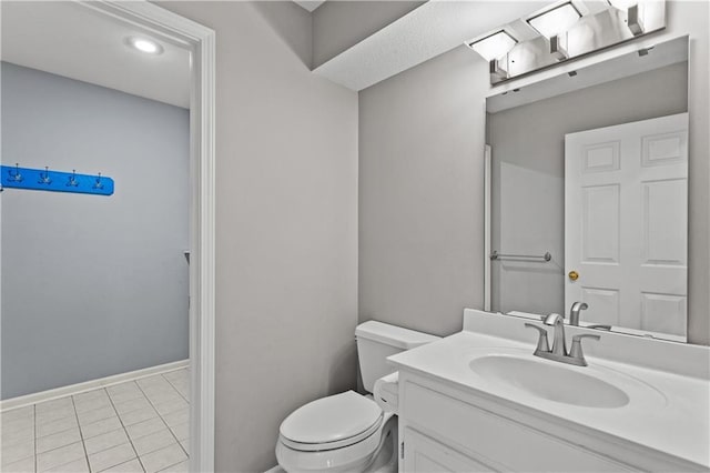 1321 SW Crossing Dr, Lees Summit, MO 64081 - bathroom featuring vanity and tile patterned flooring